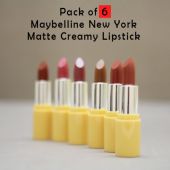 Pack Of 6 Maybelline New York Matte Lipsticks